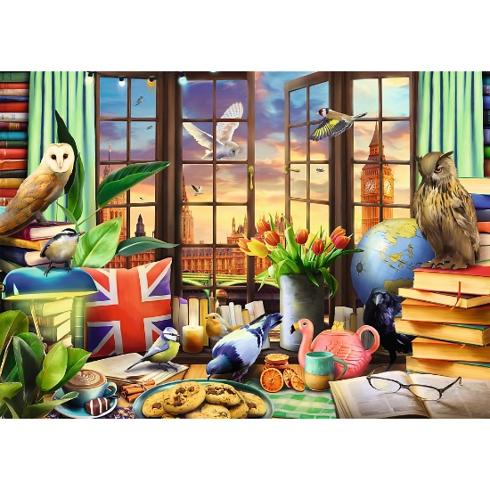 Imagine Puzzle Trefl 1000 Premium Plus Tea Time Toate lucrurile britanice