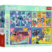 Imagine PUZZLE TREFL 4X250 DISNEY UIMITORUL STITCH