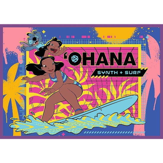 Imagine  Puzzle Trefl 4x250 Disney Uimitorul Stitch