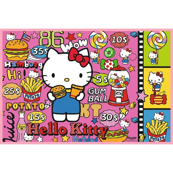 Imagine Puzzle Trefl 2x200 Hello Kitty și prietenii