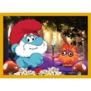 Imagine PUZZLE TREFL 4IN1 STRUMFII VIATA IN SATUL STRUMFILOR