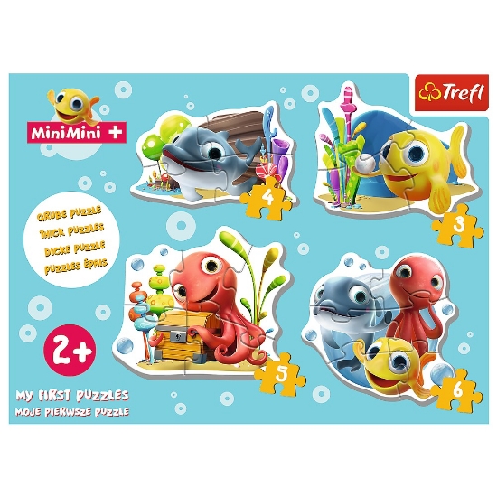 Imagine Puzzle Trefl Baby clasic peștișorul Minimini 18 piese