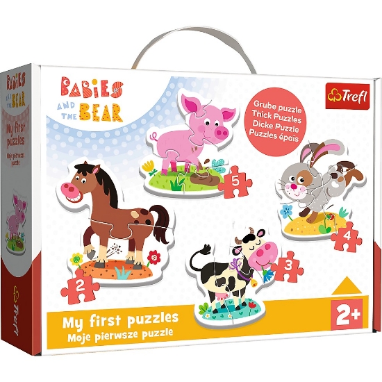 Imagine PUZZLE TREFL BABY CLASIC LA FERMA 14 PIESE