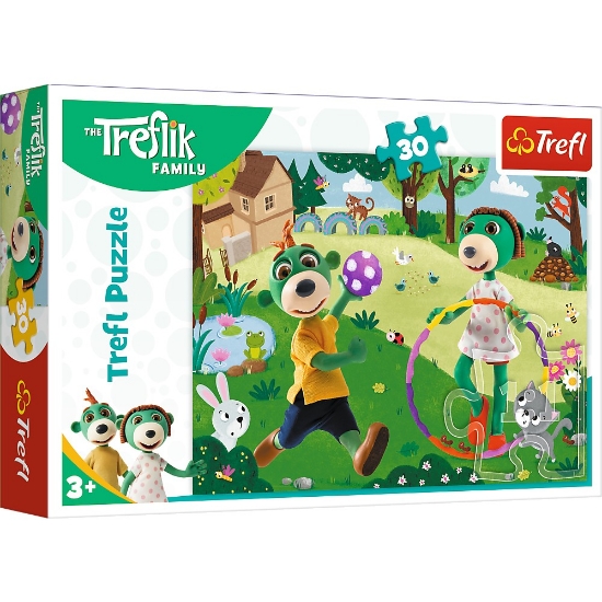 Imagine PUZZLE TREFL 30 FAMILIA TREFELIK ORA DE JOACA