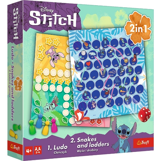 Imagine JOC DISNEY STITCH 2IN1 LUDO SI SERPISORI SCARI