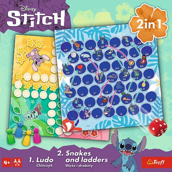 Imagine JOC DISNEY STITCH 2IN1 LUDO SI SERPISORI SCARI