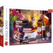 Imagine PUZZLE TREFL 2000 NOAPTEA PISICILOR 