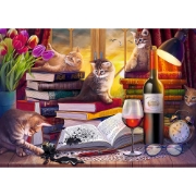 Imagine PUZZLE TREFL 2000 NOAPTEA PISICILOR 