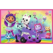 Imagine PUZZLE TREFL 2X24 GABBYS DOLLHOUSE AVENTURILE LUI GABBY