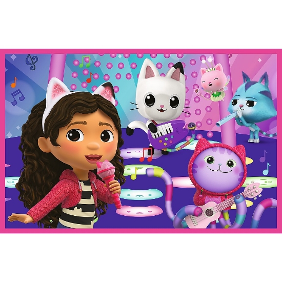 Imagine Puzzle Trefl 2x24 Gabby’s Dollhouse – Aventurile lui Gabby
