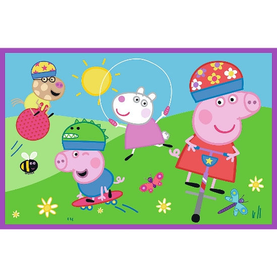 Imagine Puzzles 2x24 Peppa Pig O zi la joacă cu Peppa Pig