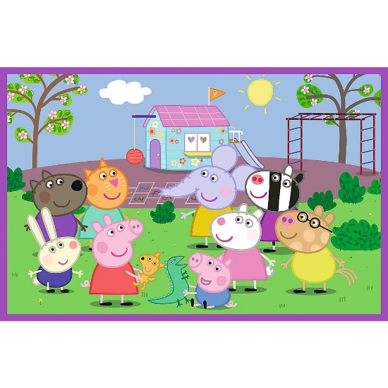 Imagine Puzzles 2x24 Peppa Pig O zi la joacă cu Peppa Pig