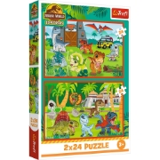 Imagine PUZZLE TREFL 2X70 JURASSIC WORLD UNIVERSUL JURASSIC PARK