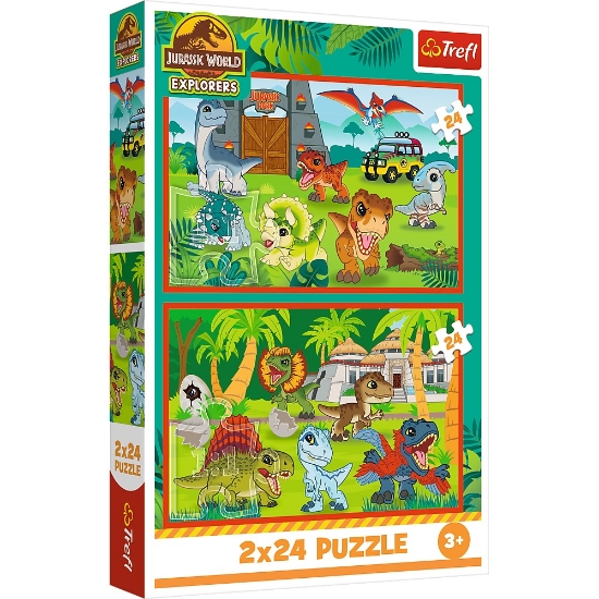 Imagine PUZZLE TREFL 2X70 JURASSIC WORLD UNIVERSUL JURASSIC PARK