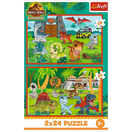 Imagine Puzzle Trefl 2x70 Jurassic World – Universul Jurassic Park