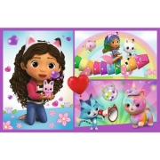 Imagine PUZZLE TREFL 2X70 GABBYS DOLLHOUSE AVENTURILE LUI GABBY
