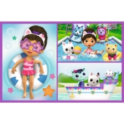 Imagine PUZZLE TREFL 2X70 GABBYS DOLLHOUSE AVENTURILE LUI GABBY