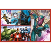 Imagine PUZZLE TREFL 2X70 MARVEL AVENGERS MISIUNEA SUPER EROILOR MARVEL AVENGERS