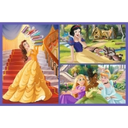 Imagine PUZZLE TREFL 2X70 DISNEY PRINCESS VIATA PRINTESELOR DISNEY