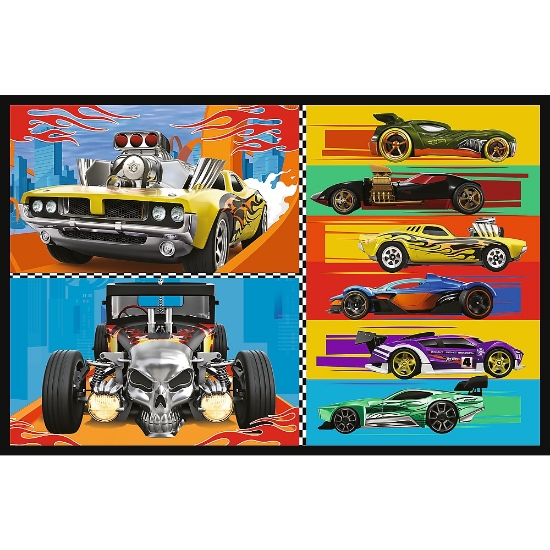 Imagine Puzzle Trefl 2x70 Hot Wheels – Mașini