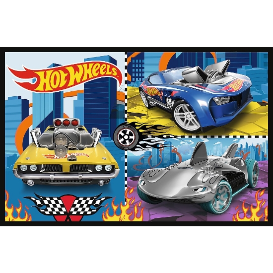 Imagine Puzzle Trefl 2x70 Hot Wheels – Mașini