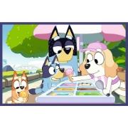 Imagine PUZZLE TREFL 2X24 BLUEY DISTRACTIE CU BLUEY