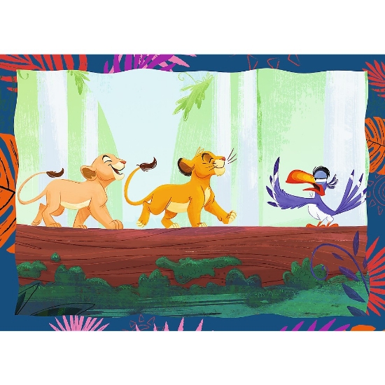 Imagine Puzzle Trefl 4in1 Disney Regele Leu