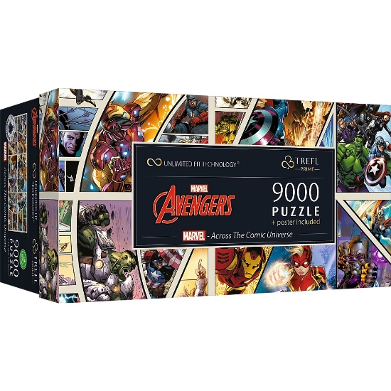 Imagine PUZZLE TREFL UFT 9000 MARVEL AVENGERS PRIN UNIVERSUL COMIC 