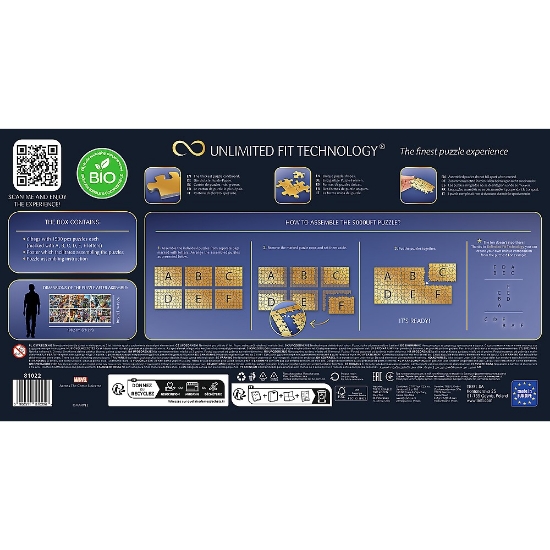 Imagine Puzzle Trefl UFT 9000 Marvel Avengers prin universul comic