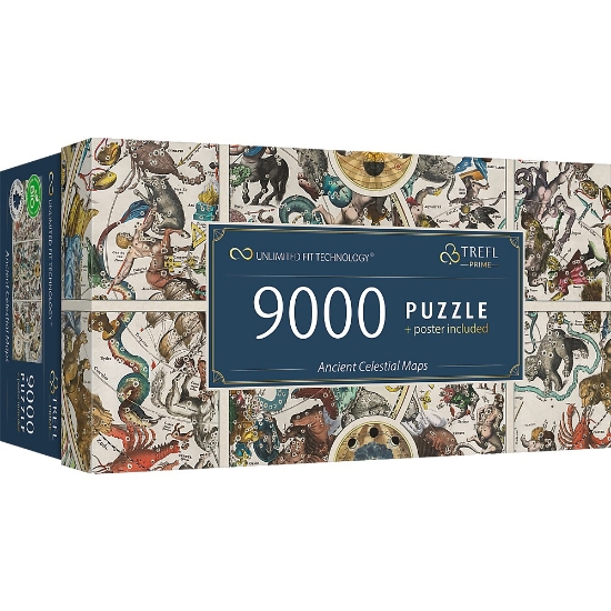 Imagine PUZZLE TREFL UFT 9000 HARTI CELESTE ANTICE