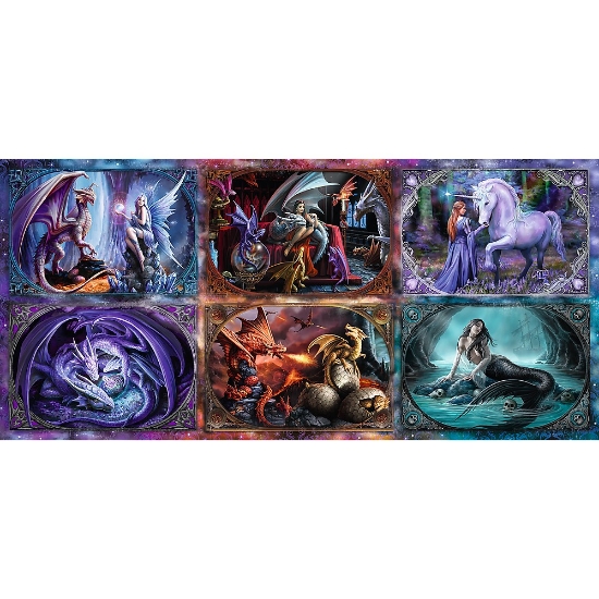 Imagine Puzzle Trefl UFT 9000 Anne Stokes Collections Creaturi Fantastice
