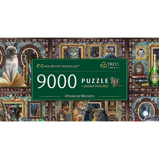 Imagine  Puzzle Trefl UFT 9000 Lisa Parker Minuni cu mustăți