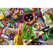 Imagine PUZZLE TREFL 1000 ARANJAREA GRADINII ARTIST ANDREW FARLEY