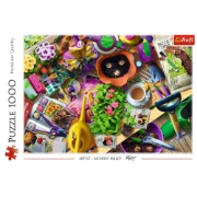 Imagine PUZZLE TREFL 1000 ARANJAREA GRADINII ARTIST ANDREW FARLEY