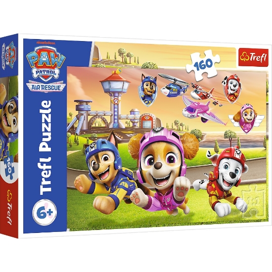 Imagine PUZZLE TREFL 160 PATRULA CATELUSILOR ECHIPA DE SALVARE AERIANA