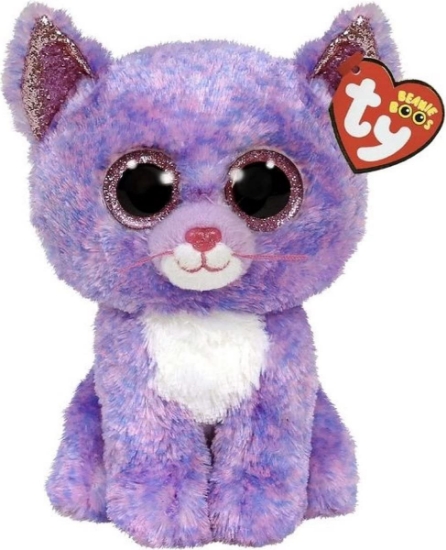 Imagine PLUS TY 24CM PISICA LAVANDA
