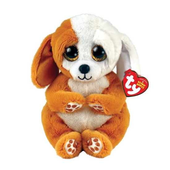 Imagine PLUS TY 15CM BEANIE BELLIES RUGGLES CATELUS MARO SI ALB