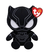 Imagine Plus TY 15cm Beanie Babies Soft Marvel Black Panther