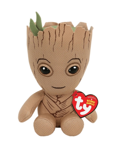 Imagine PLUS TY 15CM BEANIE BABIES MARVEL GROOT