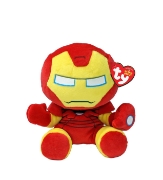 Imagine Plus TY 15cm Beanie Babies Soft Marvel Iron Man