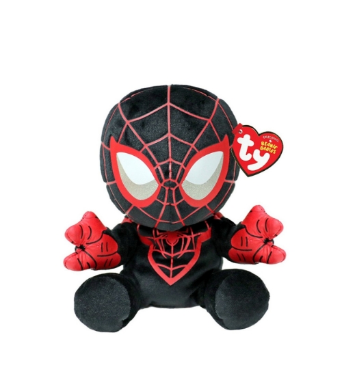 Imagine PLUS TY 15CM BEANIE BABIES SOFT MARVEL MILES MORALES SPIDERMAN
