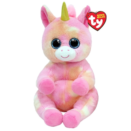 Imagine PLUS TY 24CM BEANIE BELLIES UNICORN SKYLAR