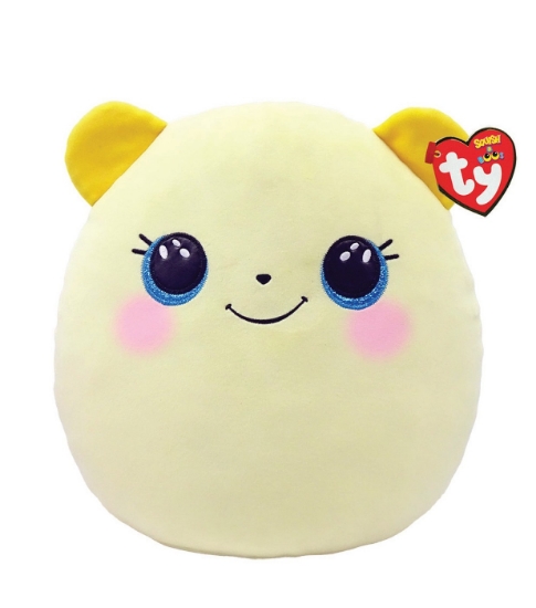 Imagine PLUS TY SQUISH BEANIES URSULETUL BUTTERCUP GALBEN 22CM