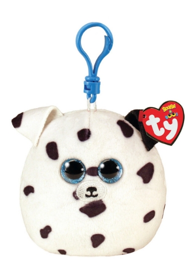 Imagine PLUS BRELOC TY 8.5CM SQUISHY BEANIES FETCH CATEL DALMATIAN