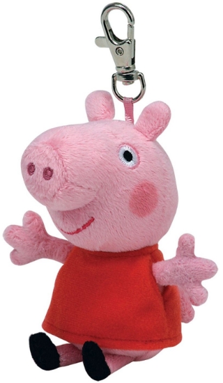 Imagine PLUS BRELOC TY 8.5CM BEANIE BELLIES PEPPA PIG PEPPA