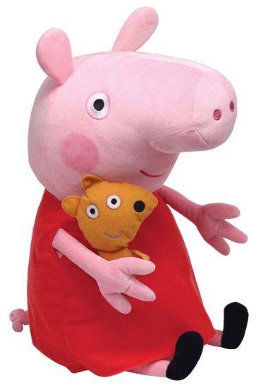 Imagine PLUS TY 38CM BEANIE BABIES PEPPA PIG PEPPA
