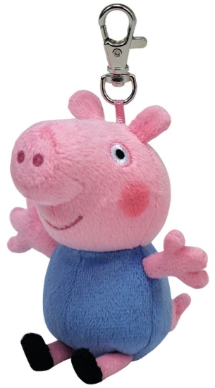 Imagine PLUS BRELOC TY 8.5CM BEANIE BELLIES PEPPA PIG GEORGE