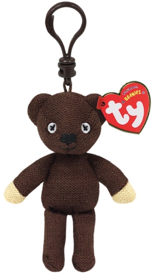 Imagine PLUS BRELOC TY 8.5CM BEANIE BABIES URSULETUL LUI MR BEAN