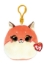 Imagine Plus breloc TY 8.5cm Squishy Beanies Roxie vulpița roz