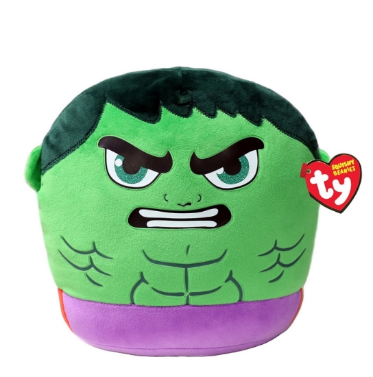 Imagine PLUS TY SQUISHY BEANIES MARVEL HULK 30CM 